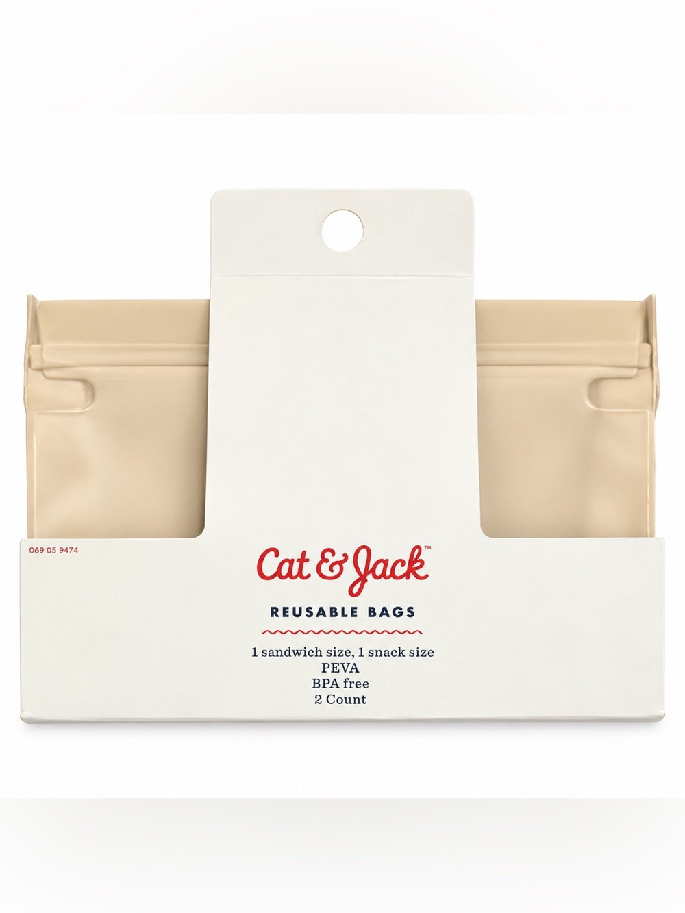 Cat & Jack Reusable Bags, Set of 2